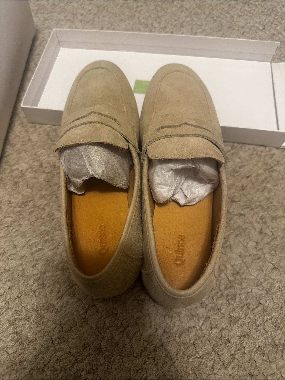 Quince Italian suede penny loafer - Picture 4 of 8